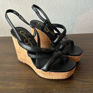 Strappy Wedges